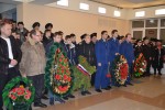 Митинг посвященный 75 летию освобождения Брюховецкого района