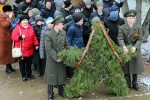 Торжественное шествие к мемориалу Славы станицы Переясловской