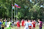 Открытие детских спортивных игр «Лето-2016» мини-футбол и перетягивание каната.