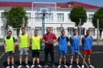 Соревнования по стритболу среди команд воспитанников.