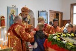 Служение Преосвященного Германа, епископа Ейского и Тимашевского в престольный праздник в честь святителя Николая Чудотворца.