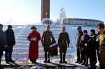 Митинг, посвященный дню освобождения станицы Переясловской от немецко-фашистских захватчиков.