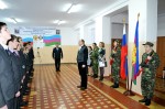 Торжественная линейка, посвященная открытию Месячника оборонно-массовой и военно-патриотической работы
