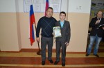 Награждение воспитанников, занявших призовые места в Открытом личном первенстве «Золотая осень»
