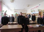 Воспитанники школы на мероприятии "Время подвиги эти не стерло!" в районной детской библиотеке им. Гайдара.