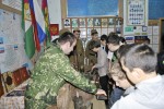 выставка экспонатов времен ВОВ «Не забыть нам этих дней», посвященные 73-й годовщине освобождения Краснодарского края от немецко-фашистских захватчиков.