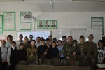выставка экспонатов времен ВОВ «Не забыть нам этих дней», посвященные 73-й годовщине освобождения Краснодарского края от немецко-фашистских захватчиков.