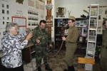 выставка экспонатов времен ВОВ «Не забыть нам этих дней», посвященные 73-й годовщине освобождения Краснодарского края от немецко-фашистских захватчиков.