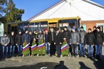 Участие в автопробеге по местам боевой славы Брюховецкого района.