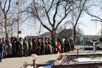 Участие в автопробеге по местам боевой славы Брюховецкого района.