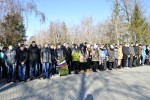 Участие в автопробеге по местам боевой славы Брюховецкого района.