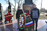 участие в автопробеге по местам боевой славы Брюховецкого района.