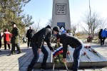 Участие в автопробеге по местам боевой славы Брюховецкого района, посвященном 73-й годовщине освобождения Брюховецкого района от немецко-фашистских захватчиков.