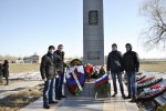 Участие в автопробеге по местам боевой славы Брюховецкого района, посвященном 73-й годовщине освобождения Брюховецкого района от немецко-фашистских захватчиков.