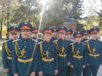 Торжественное открытие бюста Герою России
